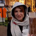 Betti and her chimney cake