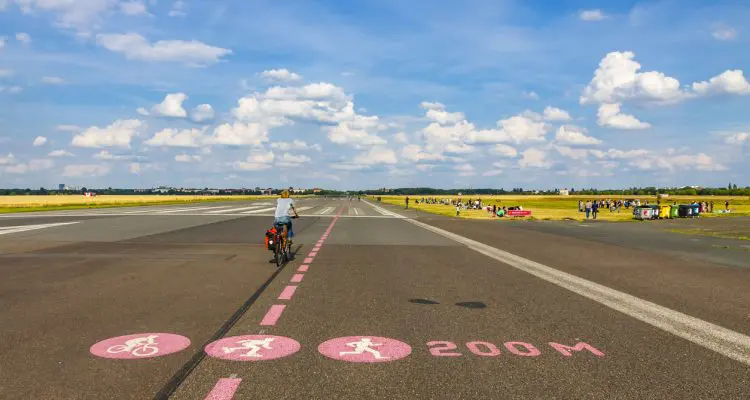 Tempelhof, former airport in Berlin. Ceased operations in 2008 and now used as a recreational space known as Tempelhofer Feld