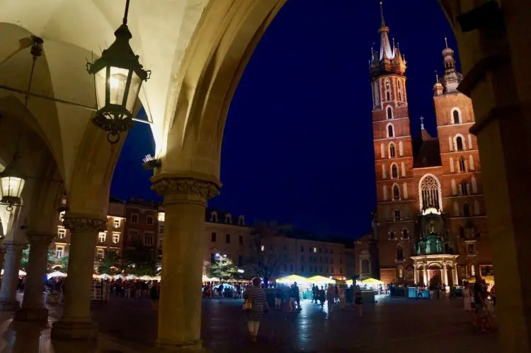 St. Mary's From Rynek Glowny's Cloth Hall
