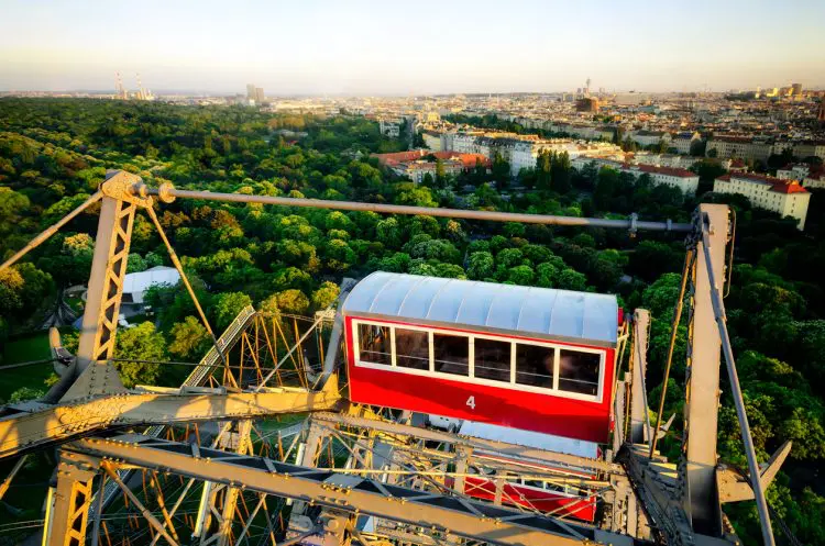 Prater Riesenrad Ausblick
