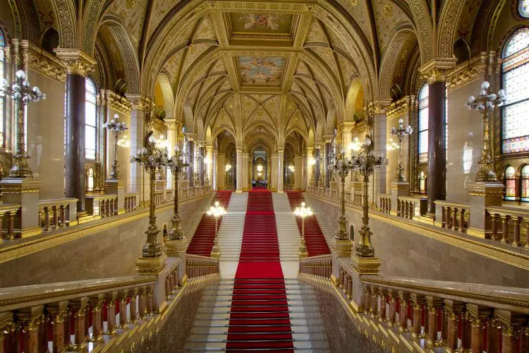 Parliament grand stairway