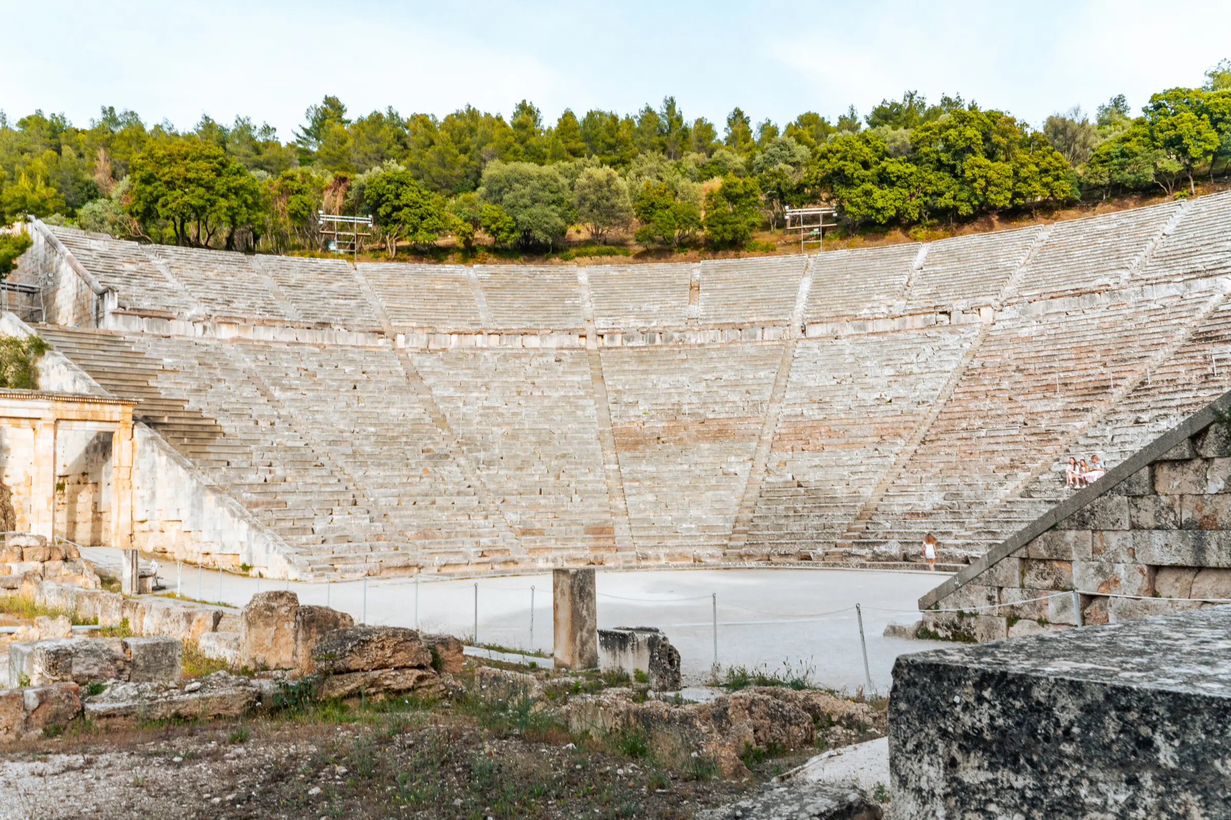 This is a photo of the Ancient Theatre of Epidaurus.