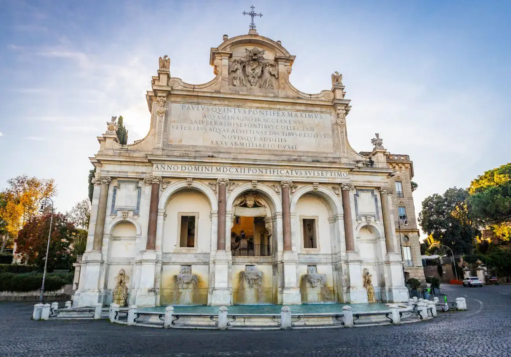 photo of Fontana dell'Acqua Paola in rome