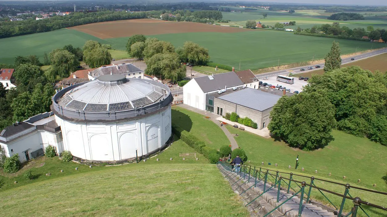 The Waterloo 1815 Memorial as seen from Lion's Mound.