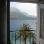 View from our room in Korcula