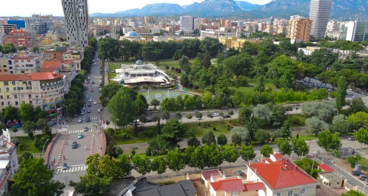 Tirana, from Sky Bar