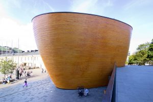 Kamppi Chapel of Silence, Exterior