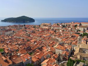 Dubrovnik old city from Minceta tower