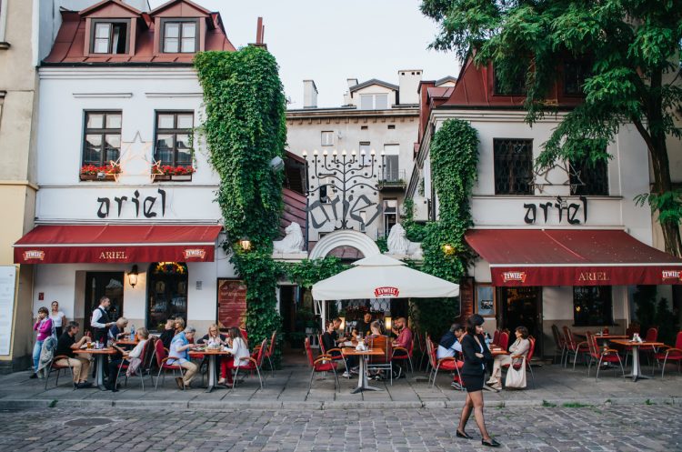 Cafe in Jewish quarter