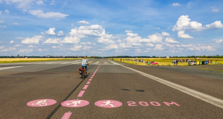 Tempelhof, former airport in Berlin. Ceased operations in 2008 and now used as a recreational space known as Tempelhofer Feld