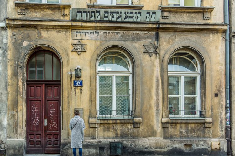 Ancient House for Talmud studies in the jewish district kazimeirz in Krakow