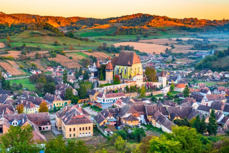 Biertan, Transylvania. One of the first Saxon (German) settlements in medieval Romania.