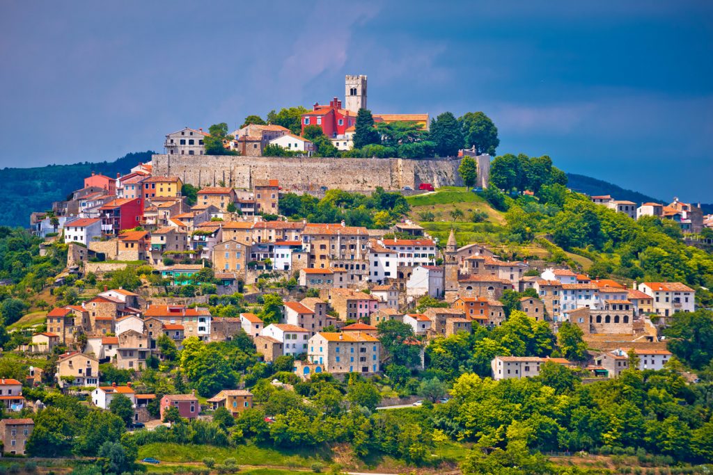 Town of Motovun on picturesque hill, Istria, Croatia