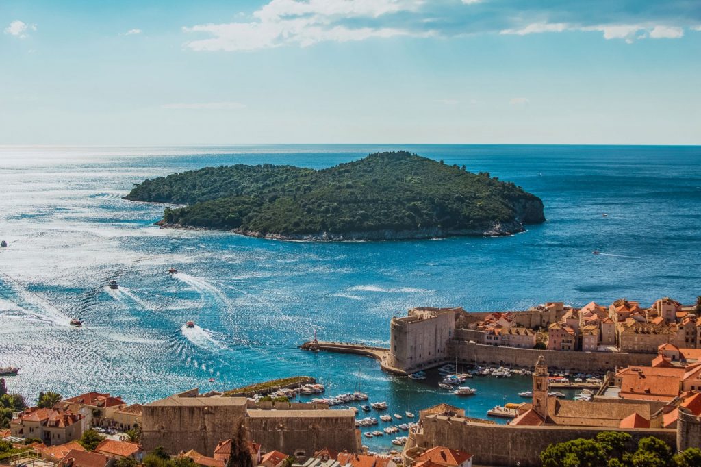 Lokrum View From Mt. Srd