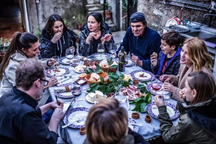 The famous small group dinner with locals in Dubrovnik