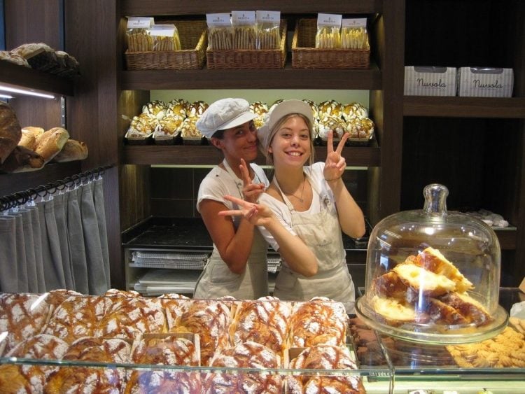 Charming bakers at Lake Como