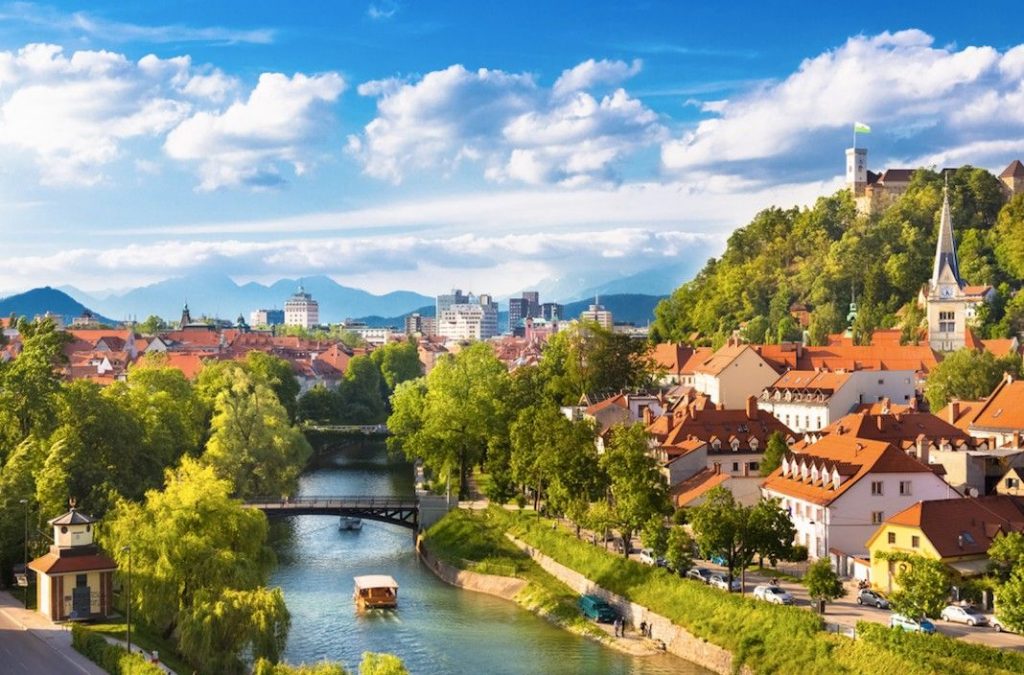 Ljubljana's verdant center