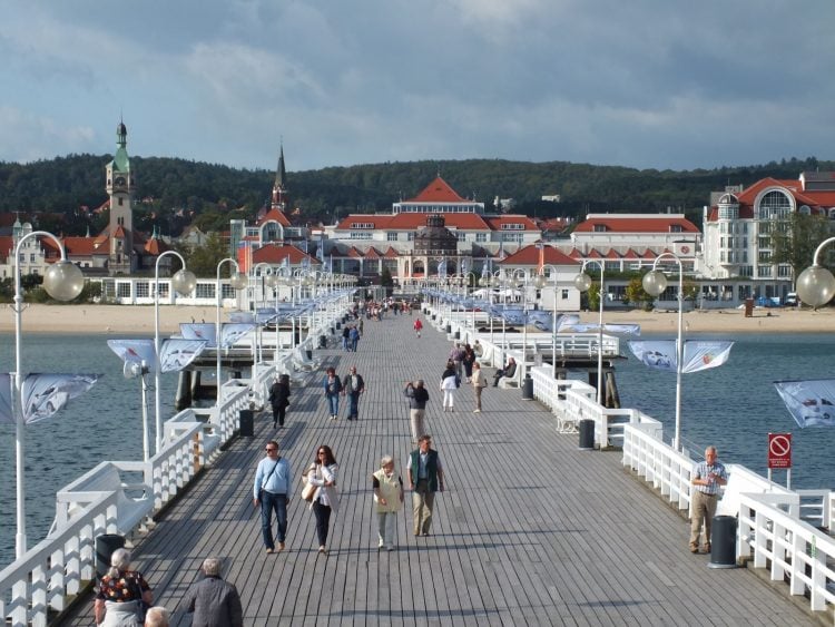 Sopot's pier and skyline