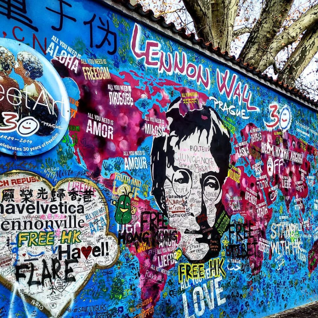 The Lennon Wall, Prague