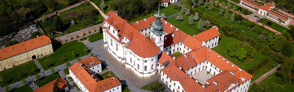 Brevnov Monastery Prague Aerial Photo