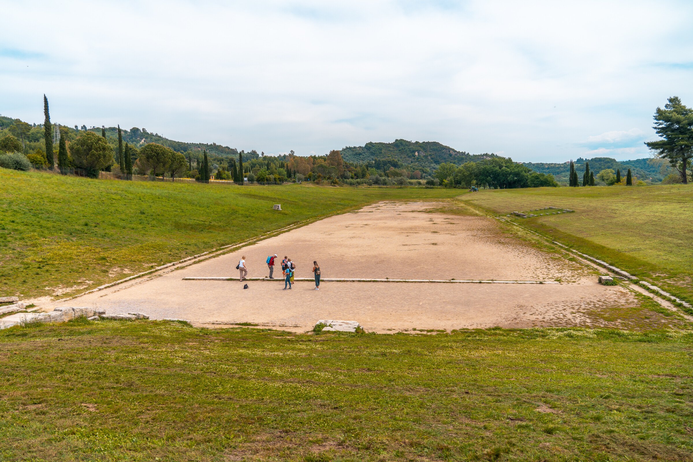 This image shows the Stadium in Ancient Olympia, one of the top places to visit in mainland Greece. 