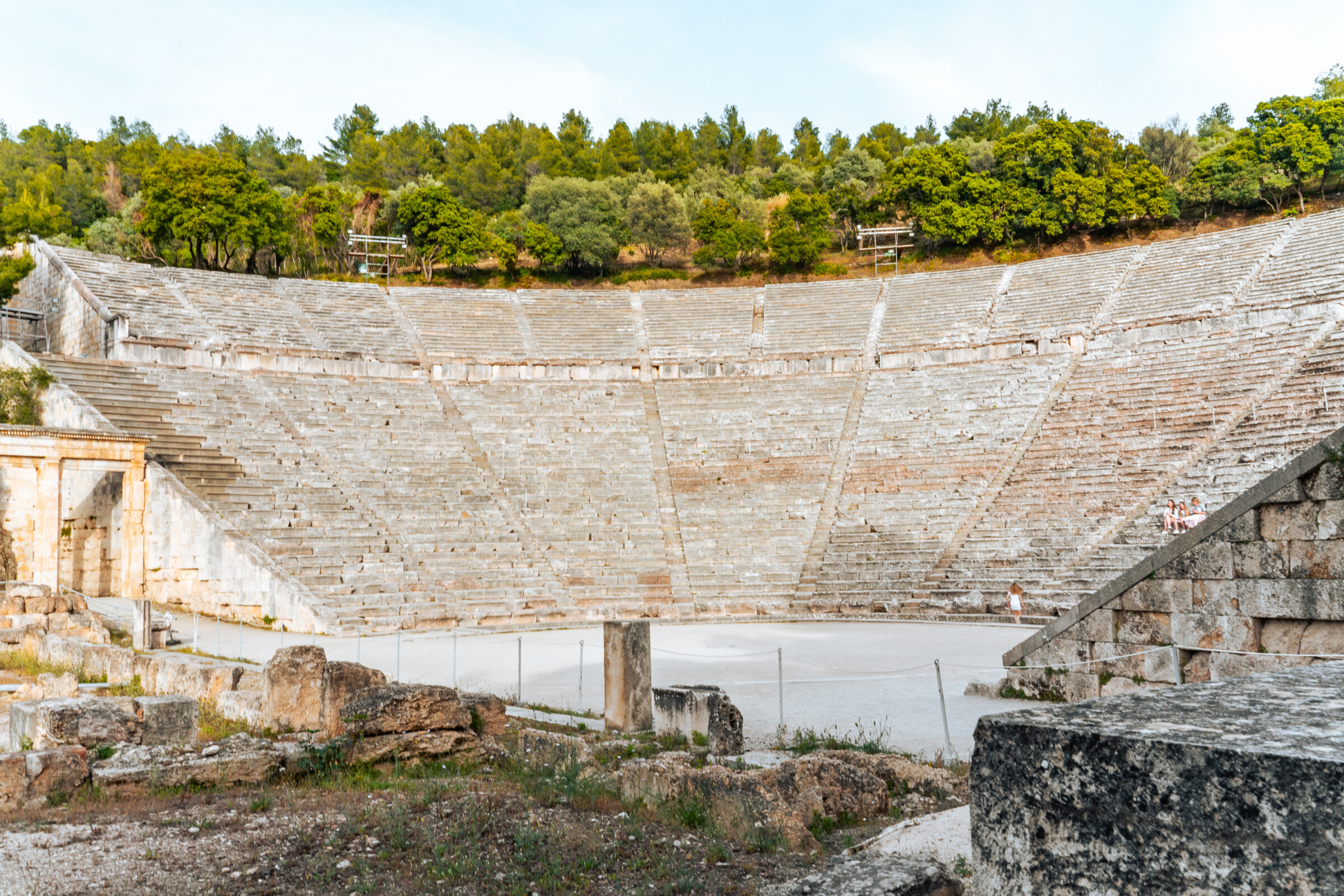 This is a photo of the Ancient Theatre of Epidaurus. 