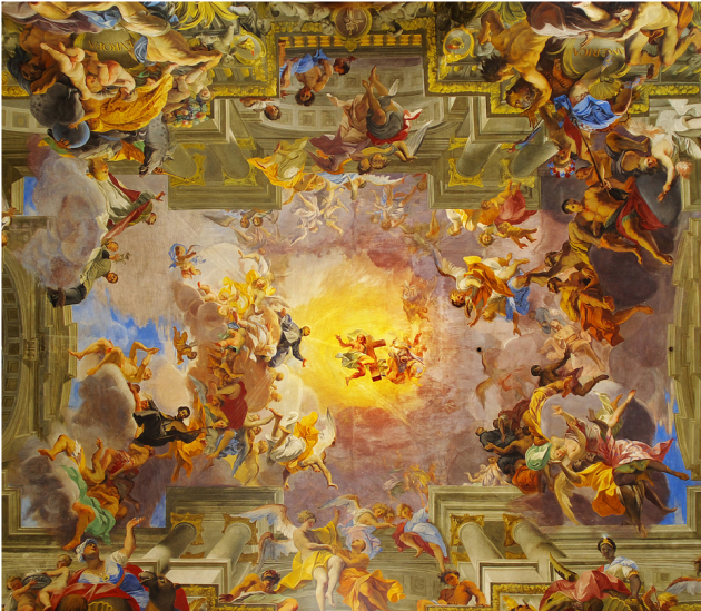 Renaissance fresco ceiling