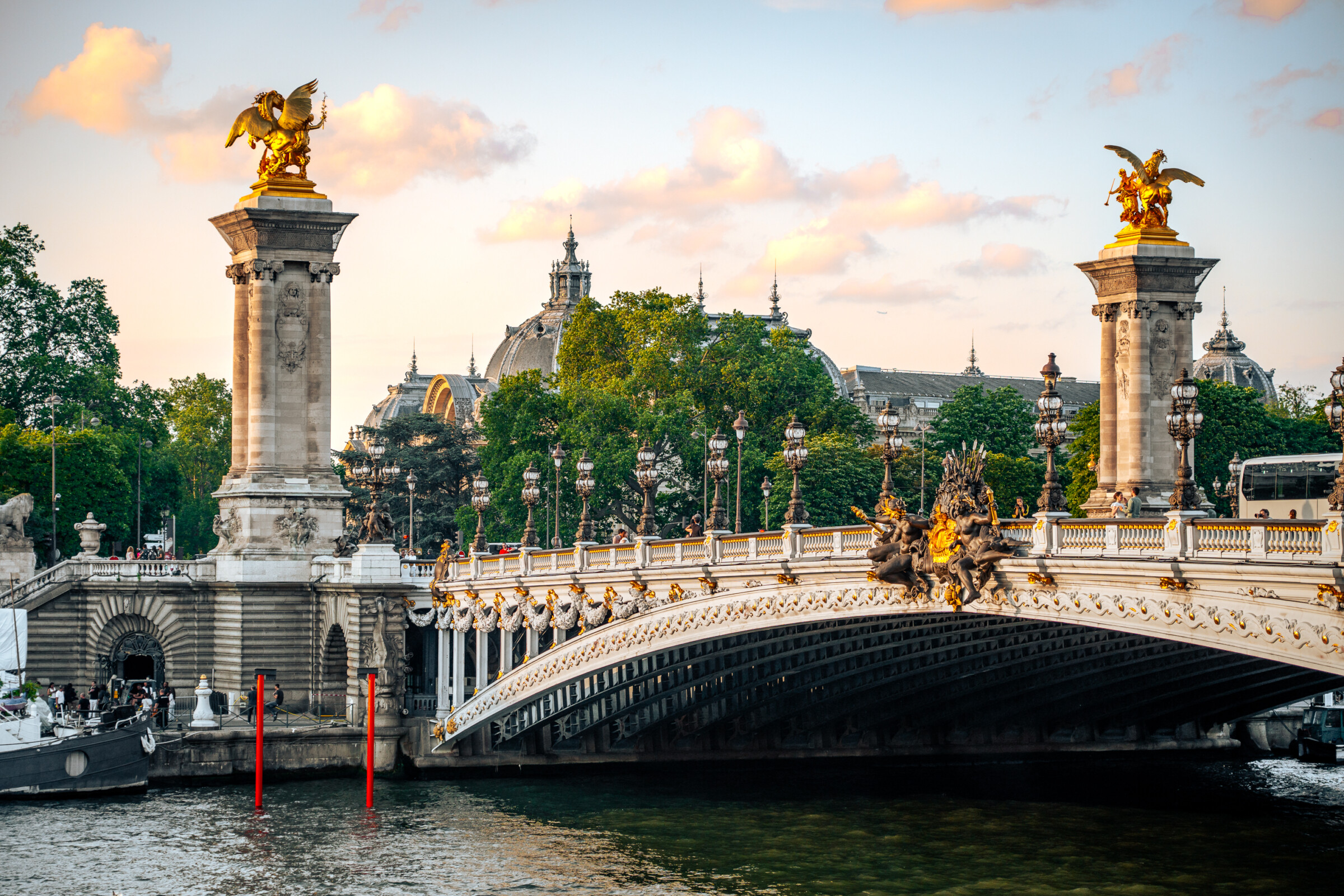 Pont Alexandre III in Paris.